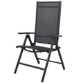 Chicreat Korfu Aluminium Folding Garden Chair | 8-Position Adjustable