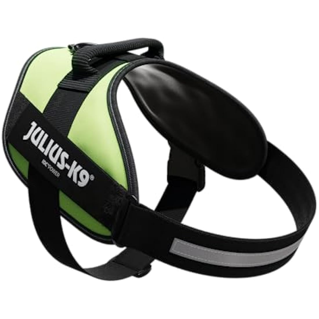 IDC Powerharness Dog Harness | Durable Reflective Gear - Neon Green, XL/2