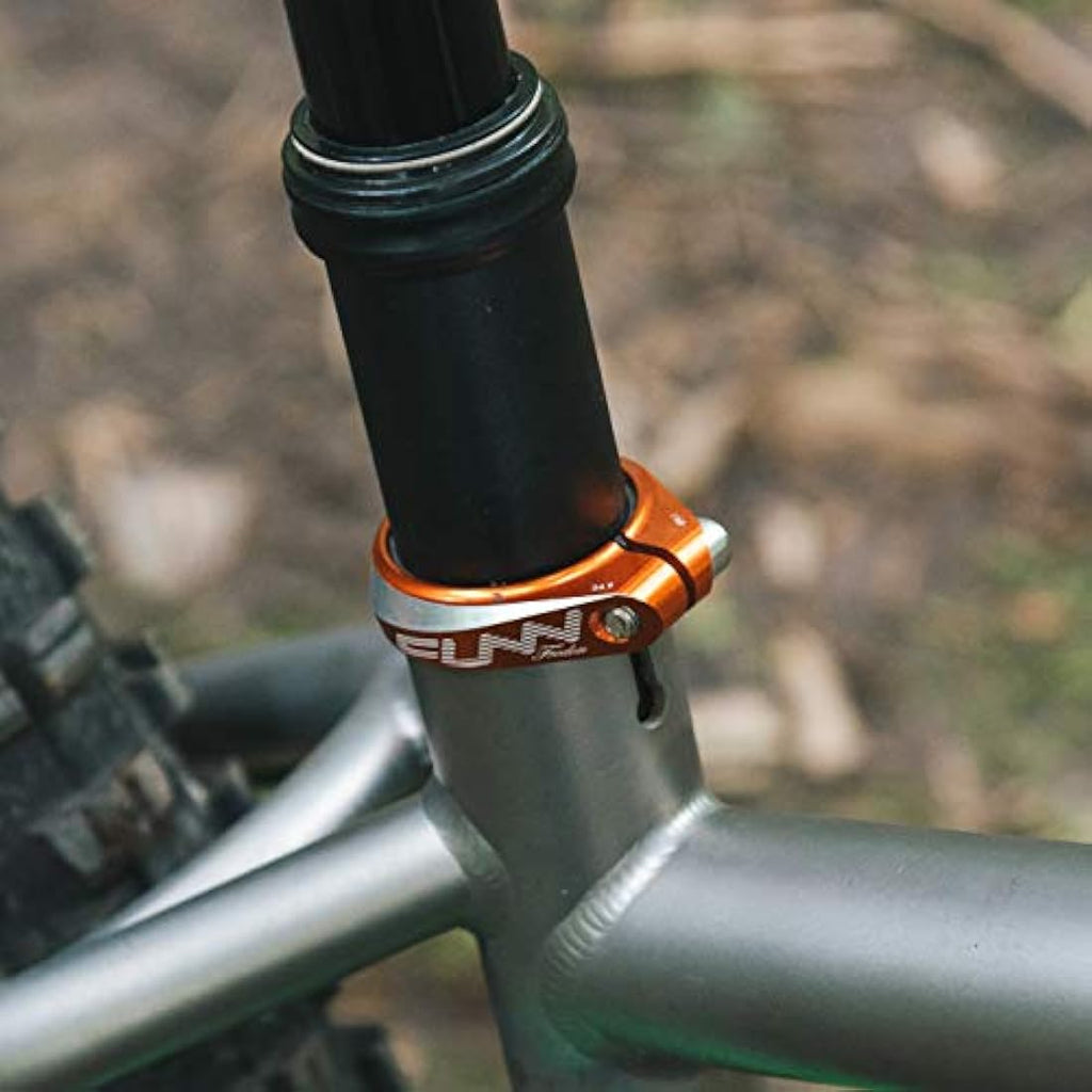 Funn Frodon 34.9mm Bike Seat Clamp – Lightweight Alloy MTB Seatpost Clamp