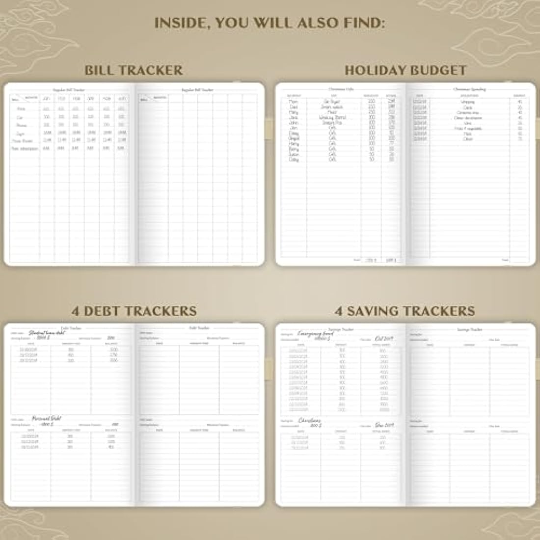 Legend Budget Planner – Vegan Leather Financial Organizer & Expense Tracker