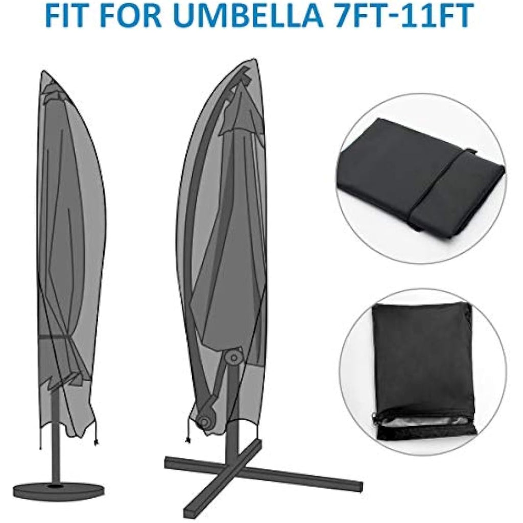 Jolof Store Cantilever Parasol Cover – Waterproof 210D Oxford Fabric