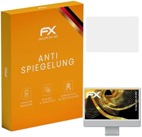 atFoliX Anti-Reflective Screen Protector for Apple iMac 24 2021 | Matte