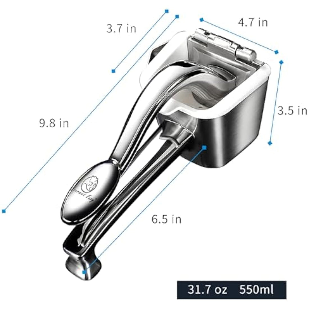 Stainless Steel Citrus Squeezer – Heavy-Duty Hand Juicer Press