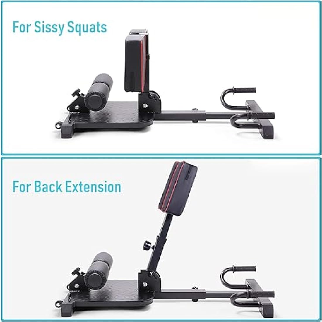 Leikefitness 8400 Sissy Squat Bench | Multi-Function Home Gym Station