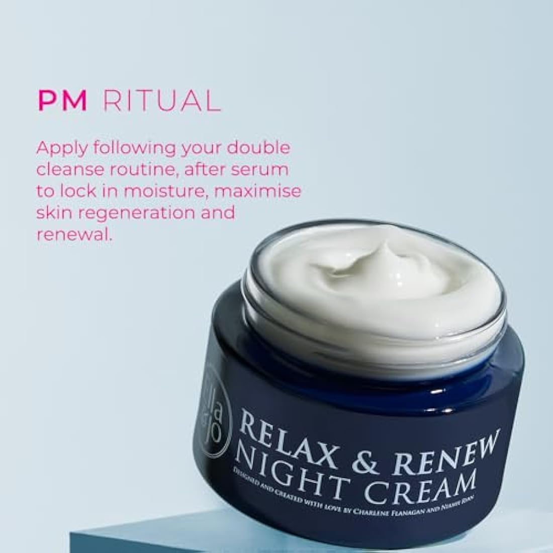 Ella & Jo Relax & Renew Night Cream – Anti-Aging Bakuchiol & Peptides 50ml