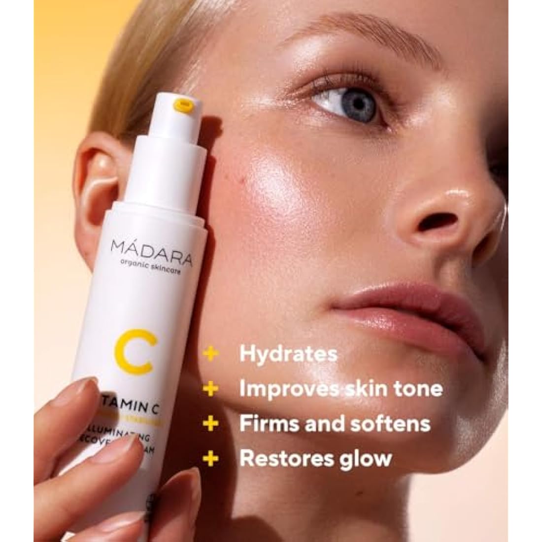 MÁDARA Vitamin C Illuminating Recovery Cream with Hyaluronic Acid – 50ml
