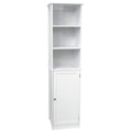 Bath Vida Priano Tallboy Bathroom Cabinet | White Floor Standing Storage