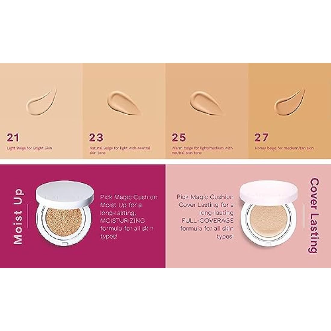 Missha M Magic Cushion Cover Lasting No.21 - SPF50+ Foundation