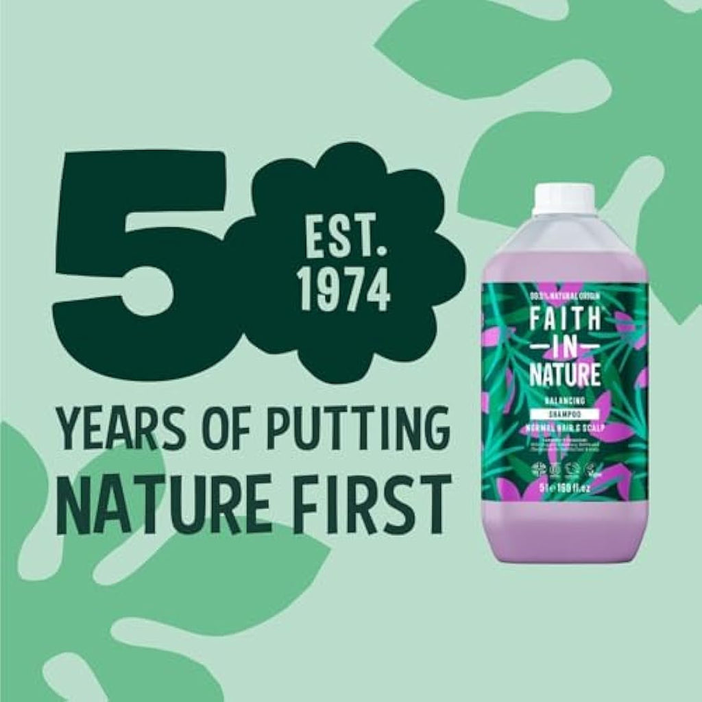 Faith In Nature Lavender & Geranium Shampoo | 5L Bulk Refill Pack