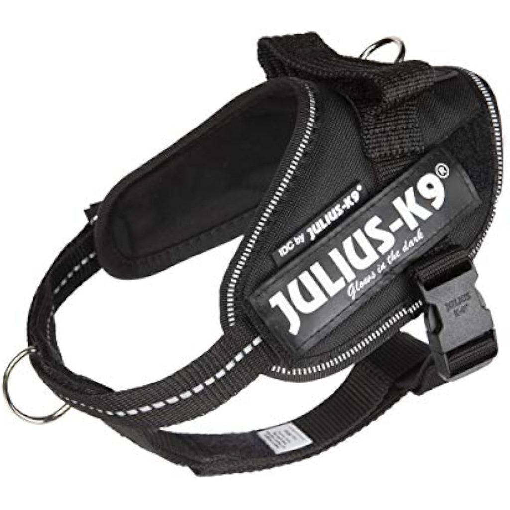 Julius-K9 IDC Powerharness | Reflective Dog Harness - Black - XS