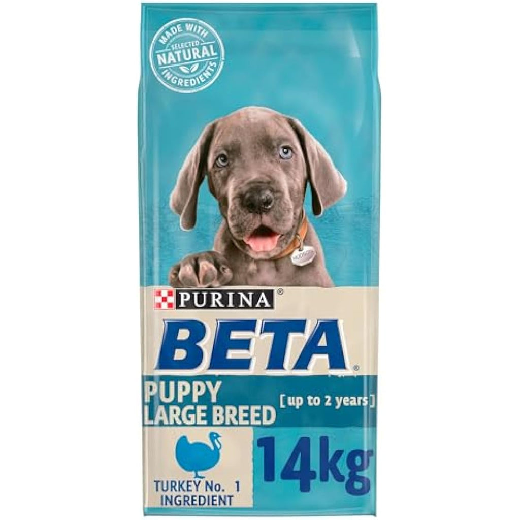 Beta Puppy Large Breed Dry Dog Food – Rich in Turkey, 14kg Bag