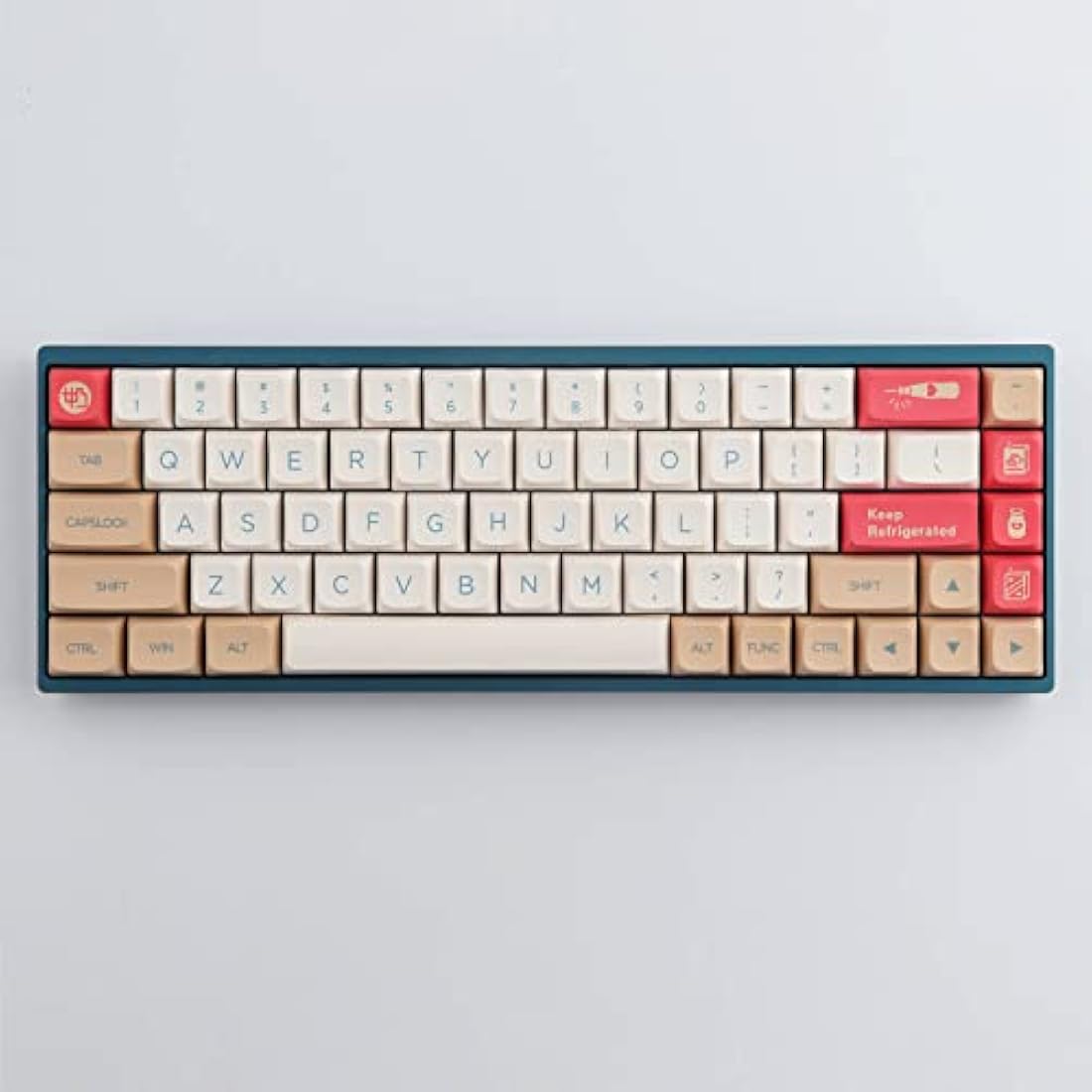 Tsungup Soy Milk PBT Keycaps – 138 Keys XDA Profile Dye-Sub for MX Switches
