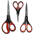 LIVINGO Titanium Scissors Set | 3-Piece Heavy Duty Non-Stick Shears