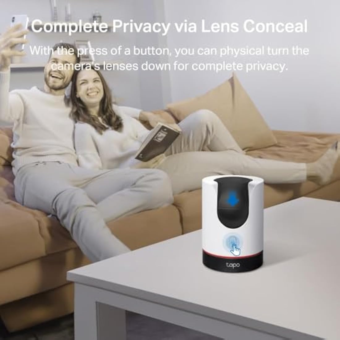 Tapo C225 2K QHD Indoor Security Camera | 360° Pan/Tilt AI Tracking