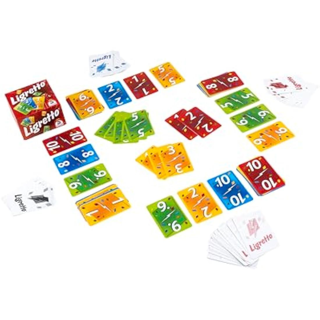 Schmidt Ligretto Red Card Game – Fast-Paced Family Game for 2-4 Players