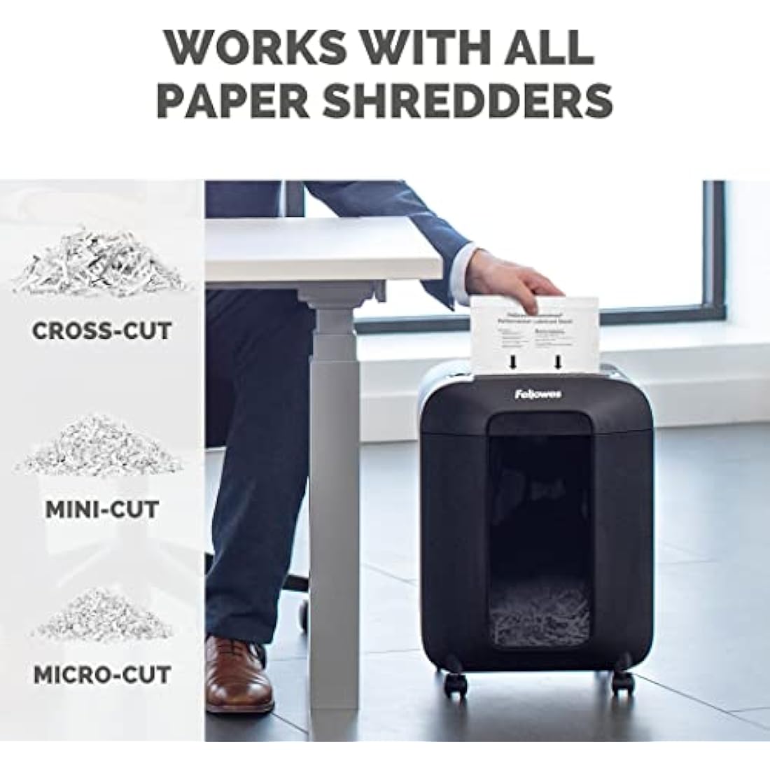 Fellowes Powershred Paper Shredder Oil Lubricant Sheets - 10 Pack