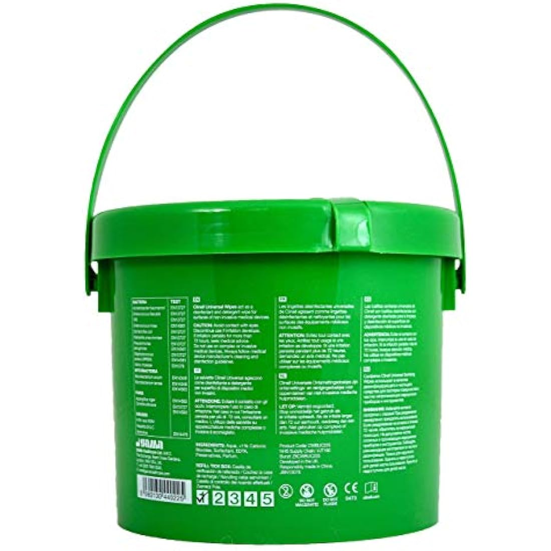 Clinell Universal Disinfectant Wipes – Multi-Purpose Bucket of 225
