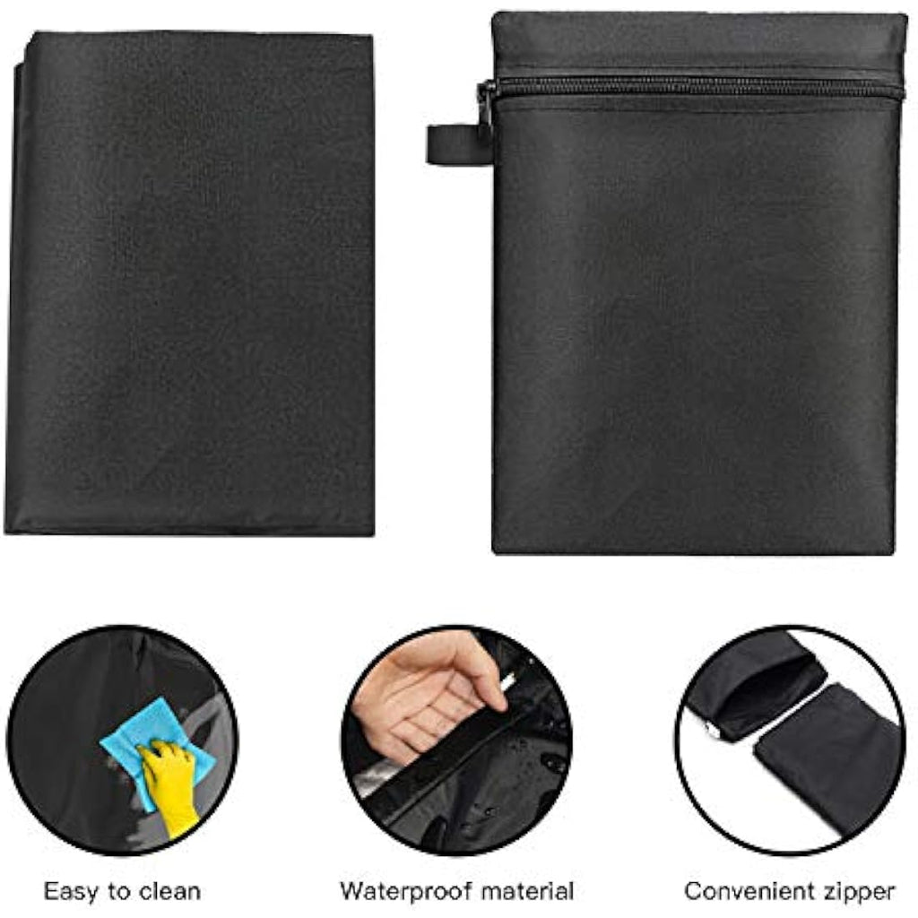 Round BBQ Grill Cover – 210D Oxford Waterproof Heavy Duty