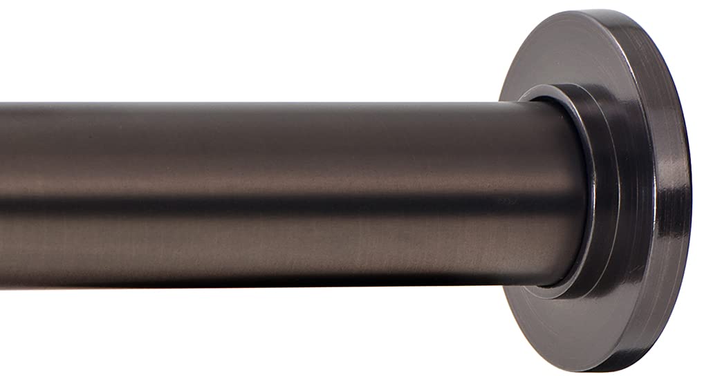 Ivilon Tension Curtain Rod | 24-36 Inch Heavy Duty Oil Rubbed Bronze