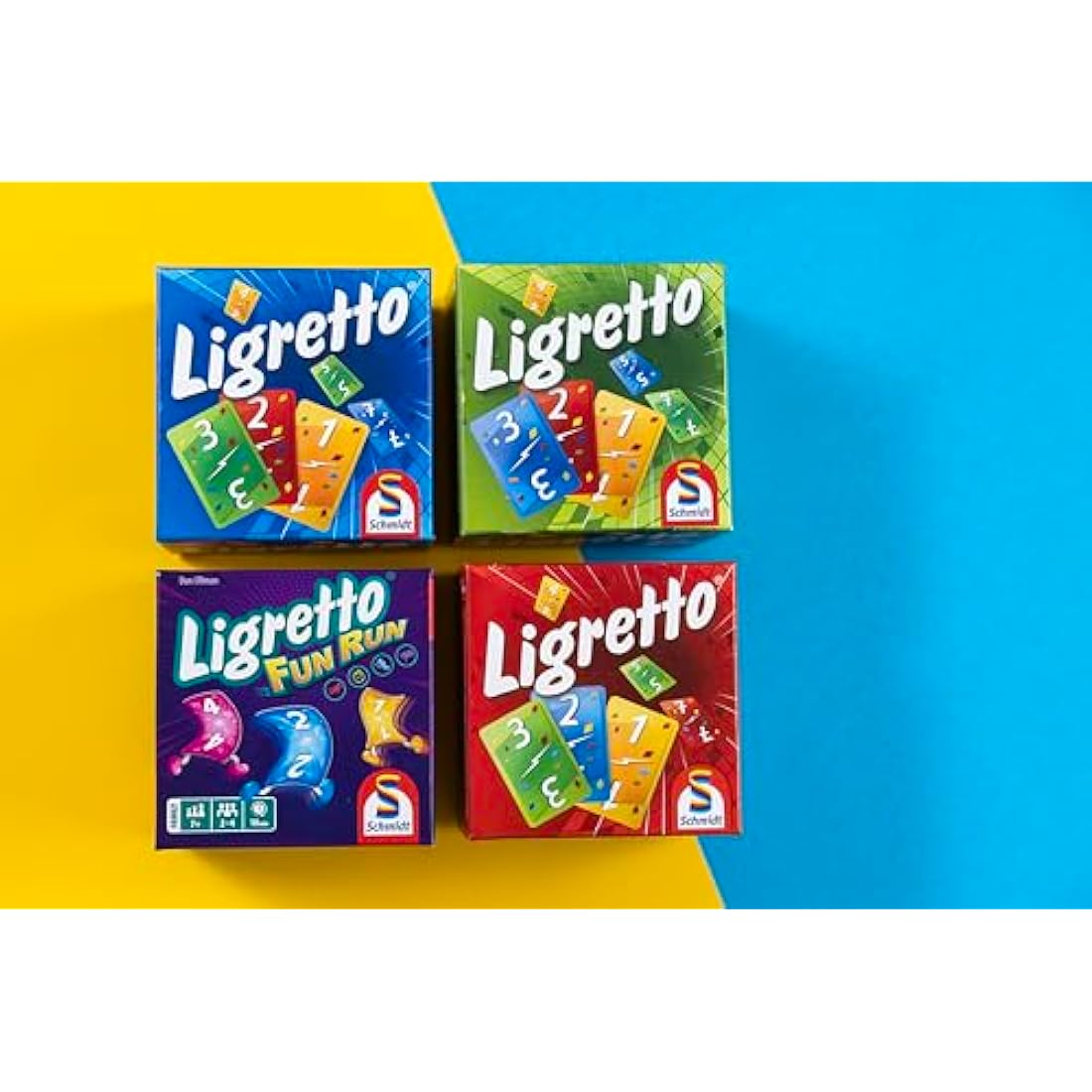 Schmidt Ligretto Red Card Game – Fast-Paced Family Game for 2-4 Players