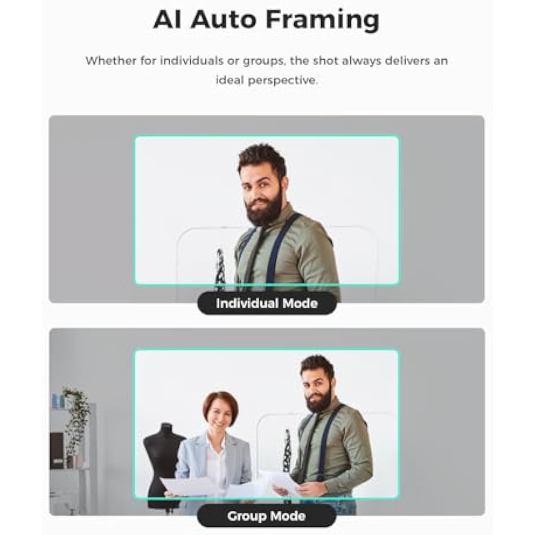 OBSBOT Meet SE 1080P 100FPS AI Webcam – Gesture Control Streaming Camera