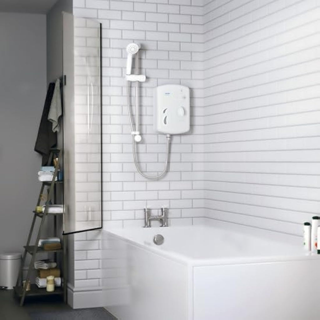 Triton Seville Electric Shower | 10.5kW Instant Hot Water – White