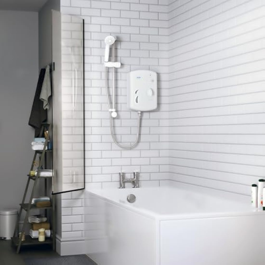 Triton Seville Electric Shower | 10.5kW Instant Hot Water – White