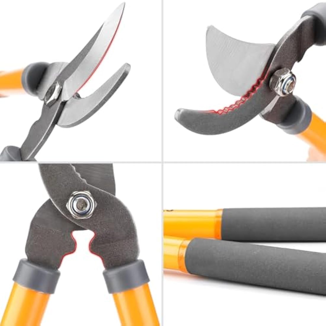 AIRAJ 40cm Bypass Tree Loppers | Carbon Steel Garden Branch Shears
