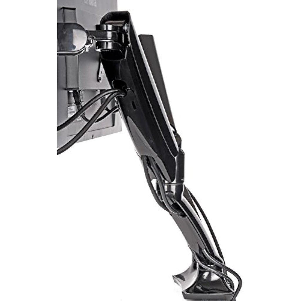 iiyama DS3001C-B1 Single Gas Spring Monitor Arm | 27" Desk Mount - Black