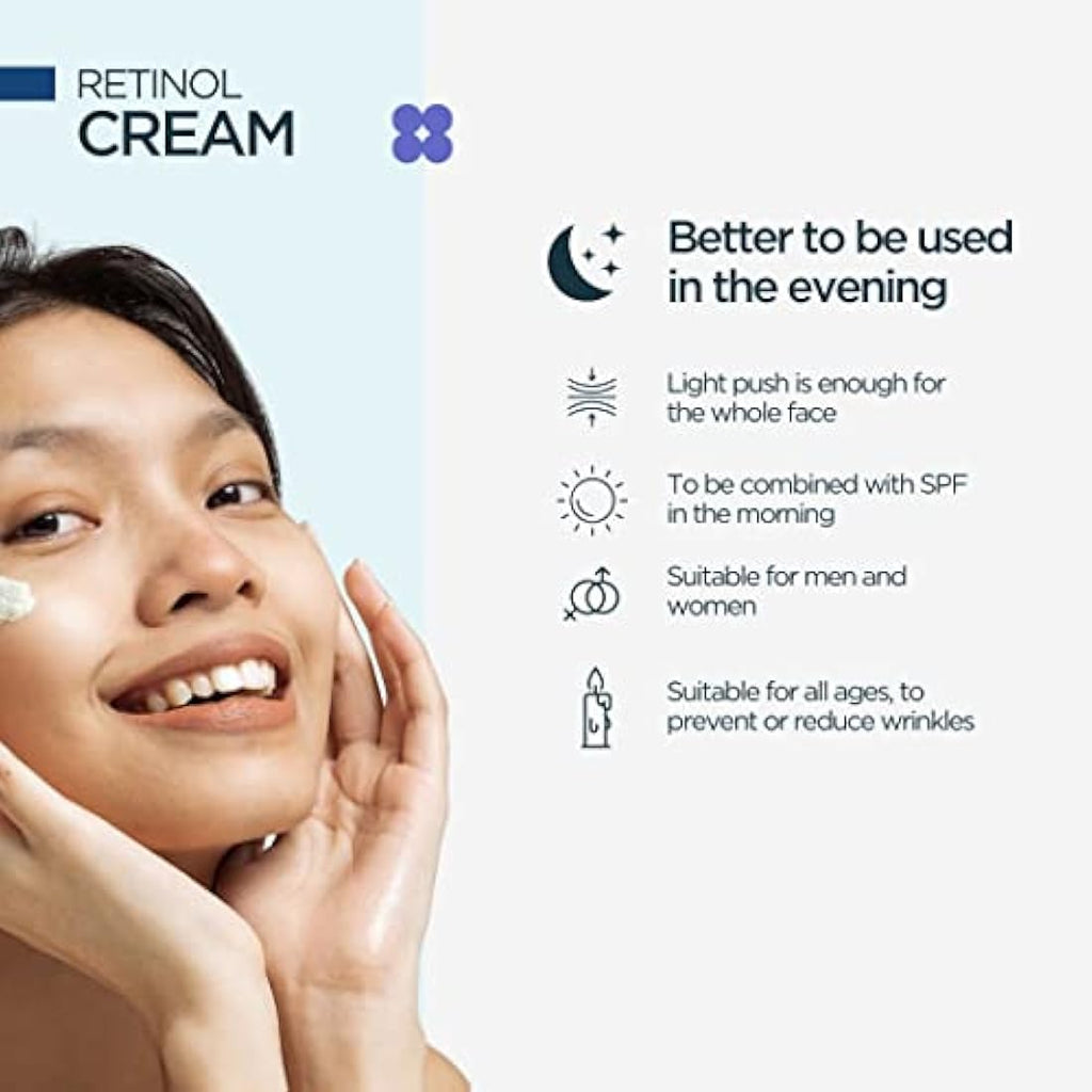 Dr Nature Retinol Night Cream – Vegan Anti-Ageing Face Moisturizer