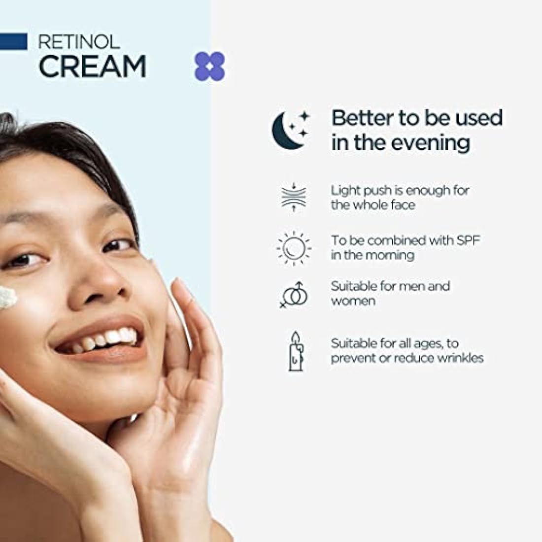 Dr Nature Retinol Night Cream – Vegan Anti-Ageing Face Moisturizer