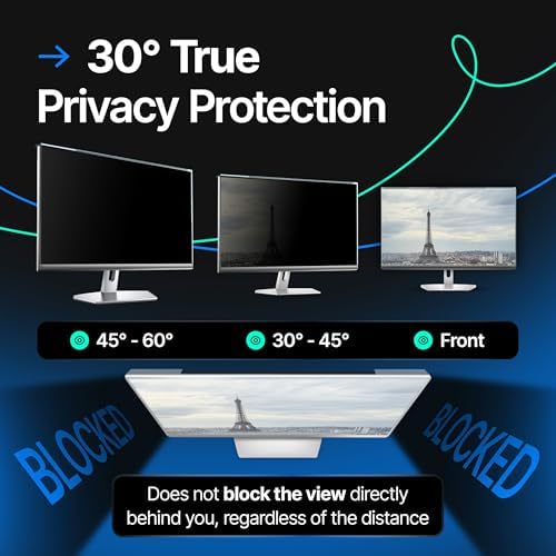 Jolof Store 22 Inch Computer Privacy Screen Filter – Acrylic Hanging Type