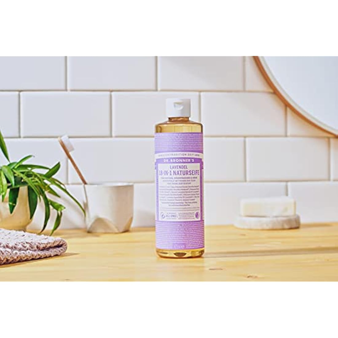 Dr. Bronner’s Pure Castile Liquid Soap – Lavender Natural Cleanser 475ml