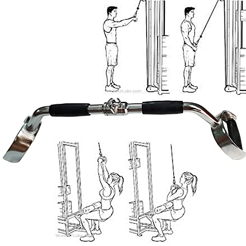 28" LAT Pull Down Bar – V-Shaped Cable Attachment with Grips