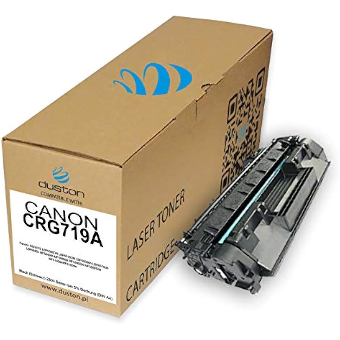 Duston 3x CRG719A Black Toner Cartridge for Canon i-SENSYS LBP & MF