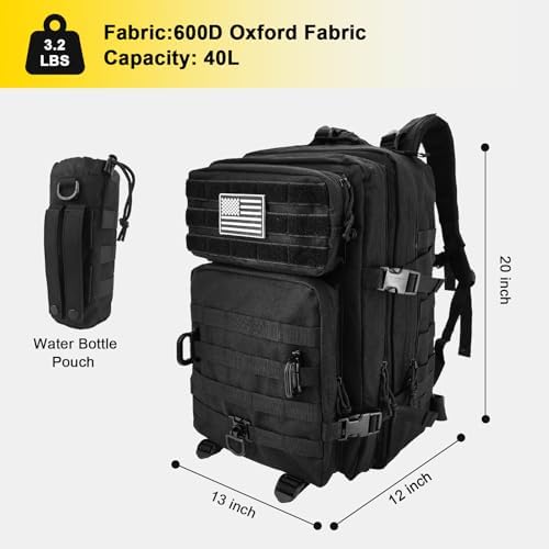 Hannibal Tactical Military Backpack | Heavy-Duty Molle Hiking Rucksack