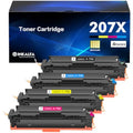 Jolof Store 207X High Yield Toner Cartridges with Chip for HP M283fdw - 4-Pack