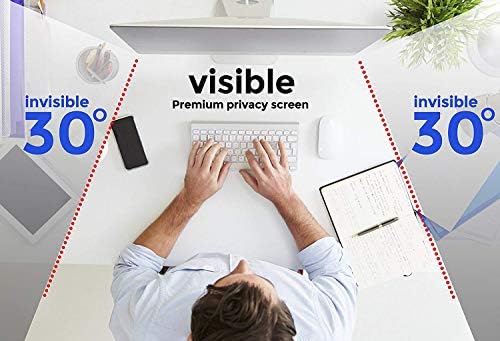 PaceBid 13.3 Inch Privacy Screen Filter | 16:9 Anti-Glare Laptop Film