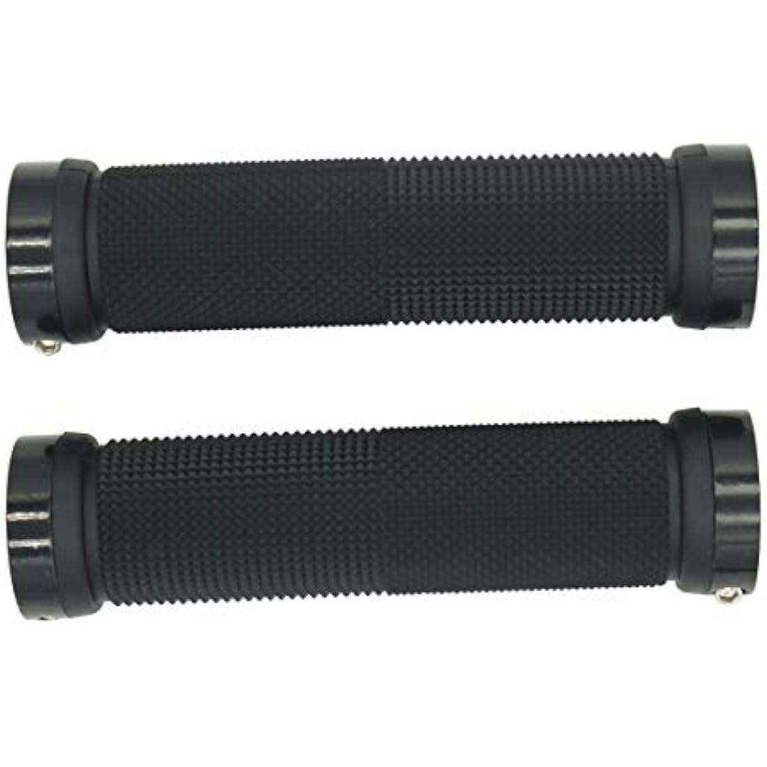 PLATT Non-Slip Rubber Bike Handlebar Grips | Aluminum Double Lock MTB BMX