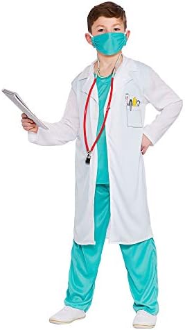 Wicked Costumes Kids Unisex Hospital Doctor Fancy Dress Roleplay Outfit