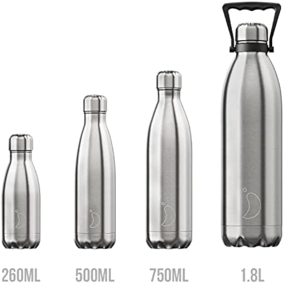 Chilly's V2 Insulated Water Bottle – 1.8L Leak-Proof Stainless Steel