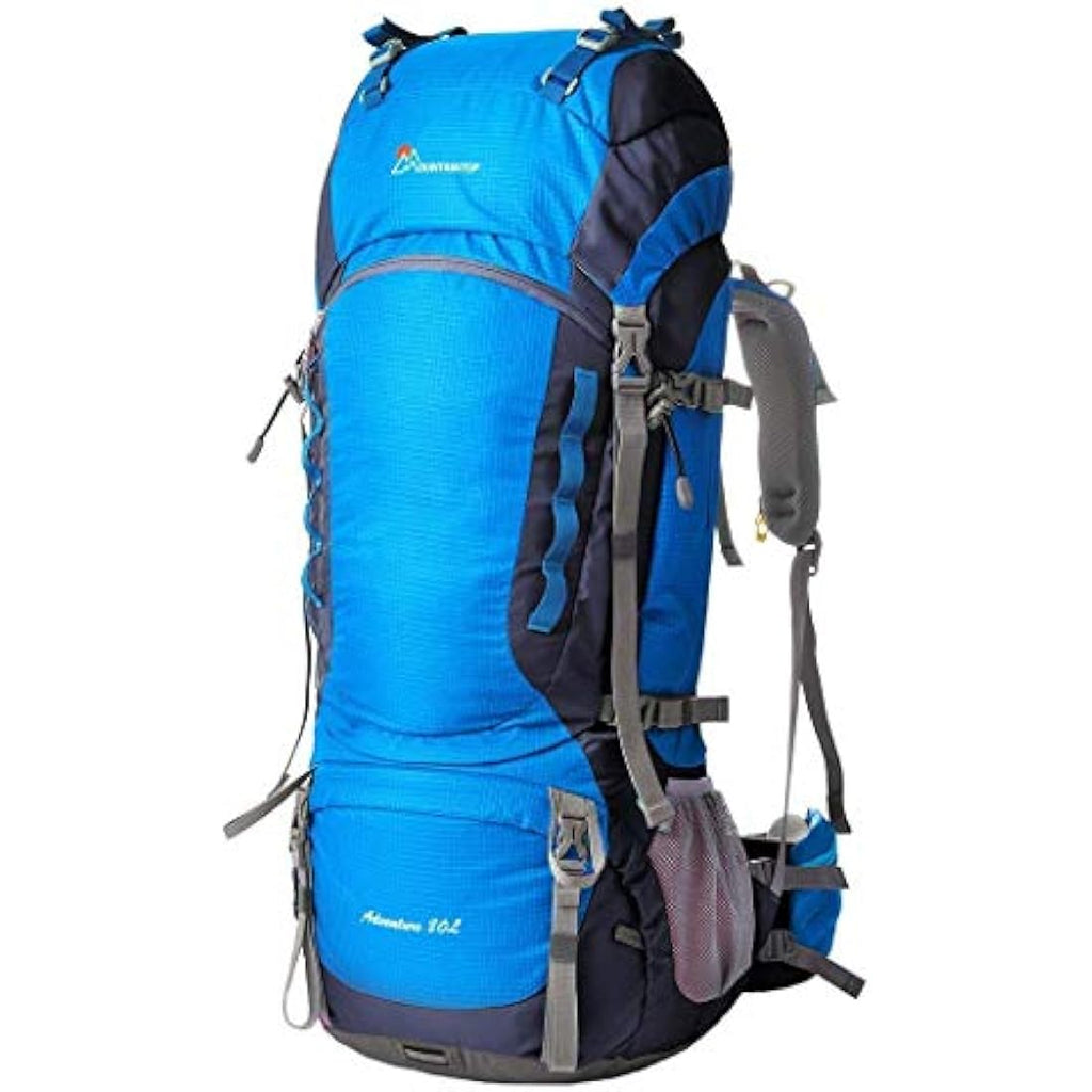 MOUNTAINTOP 80L Hiking Backpack – Waterproof Nylon Trekking Rucksack
