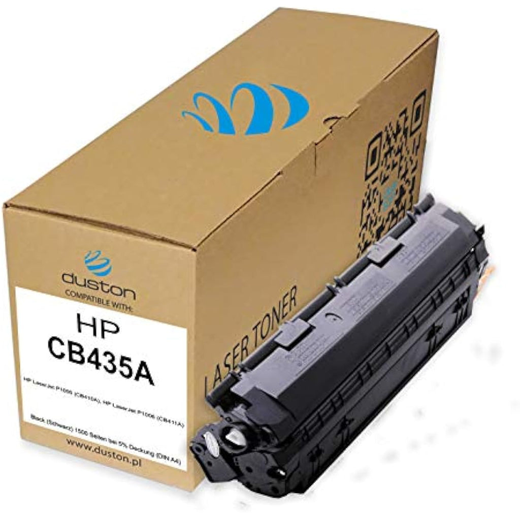 Duston CB435A 35A Black Toner 2-Pack for HP LaserJet P1005 P1006