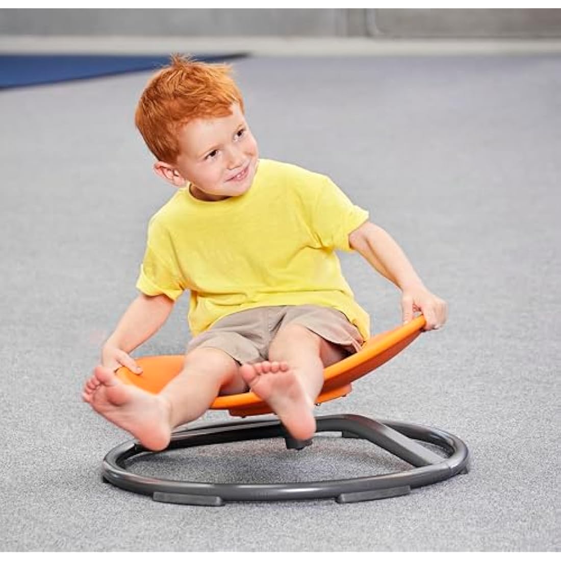 Gonge Metal Carousel – Orange Spinning Toy for Balance and Motor Skills