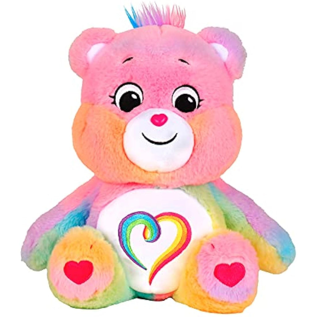 Care Bears Togetherness Bear - 14 Inch Rainbow Collectible Plush Toy