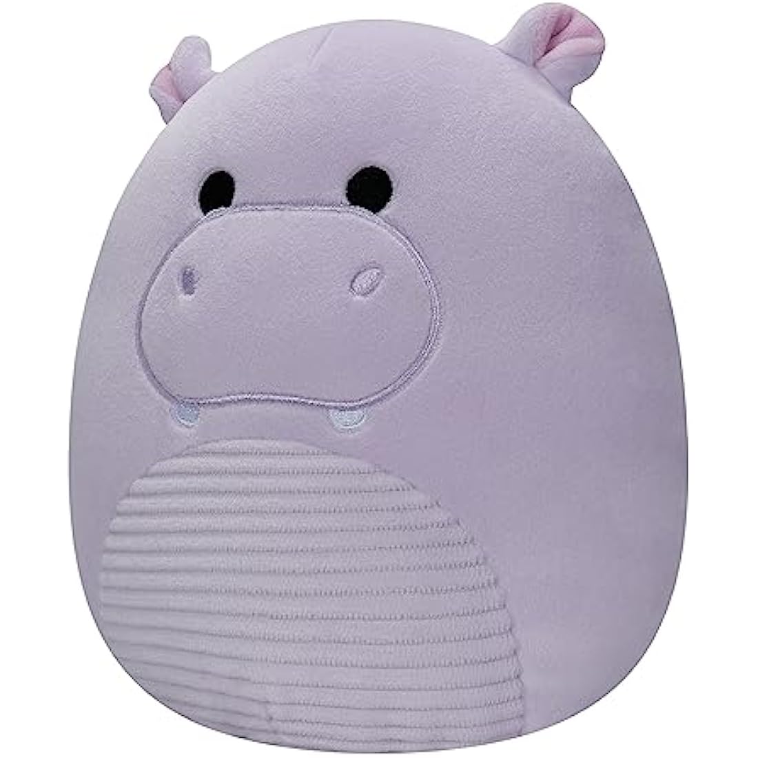 Squishmallows Hanna Purple Hippo Plush – 7.5-Inch Corduroy Belly Toy
