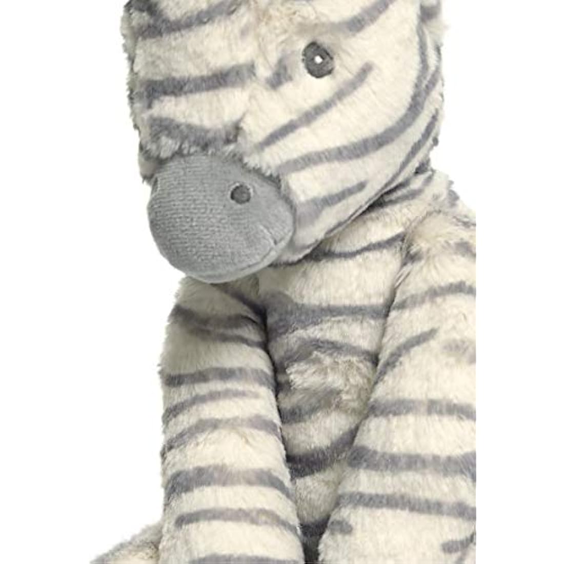 Mamas & Papas Ziggy Zebra Soft Toy – Faux Fur Plush Newborn Gift