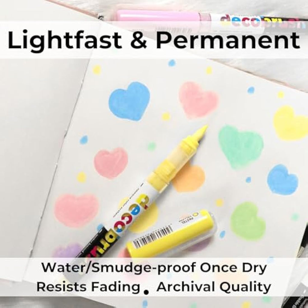 Karin Pigment DecoBrush Marker – Violet-Blue Opaque Acrylic Brush Pen