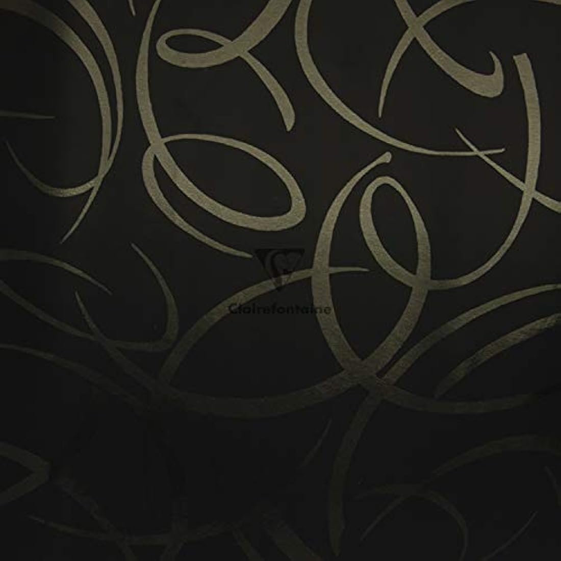 Clairefontaine Geometric Gift Wrap - 10 Rolls Black & Gold Premium 80g Paper
