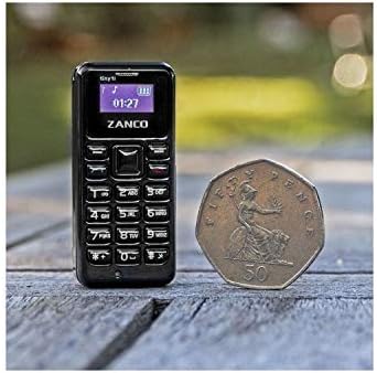 Zanco Tiny T1 – World's Smallest Unlocked 3G Mobile Phone, Black